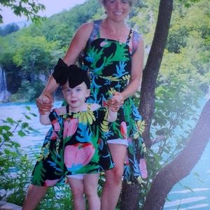 Crew & Lu mom dress floral